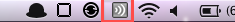 Citrix Receiver in top bar